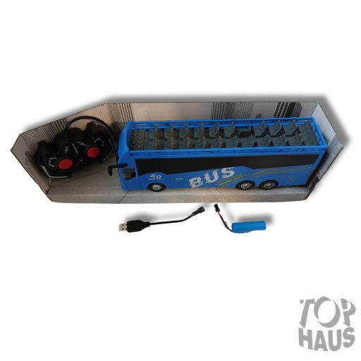 Távirányítós emeletes busz akkumlátoros