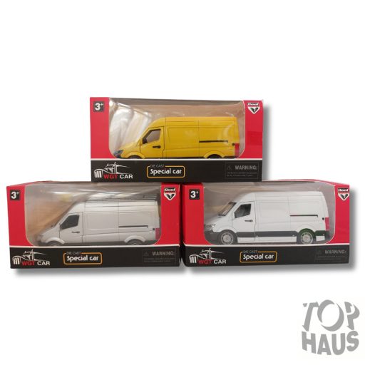 Fém kisteherautó hátrahúzós 1:32