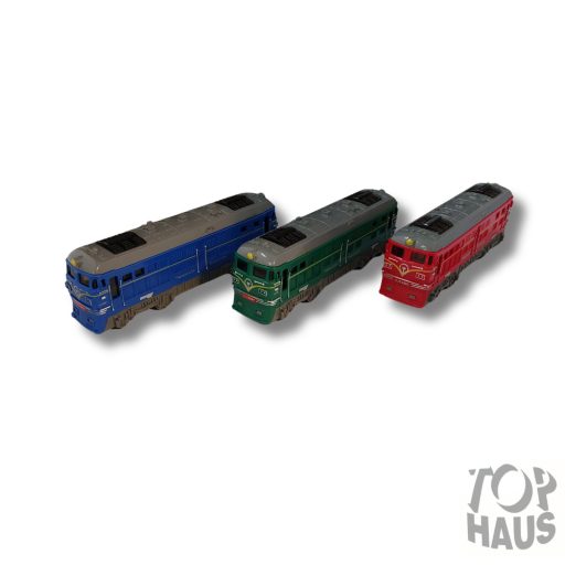 Vonat 3 színben 8 db/ doboz