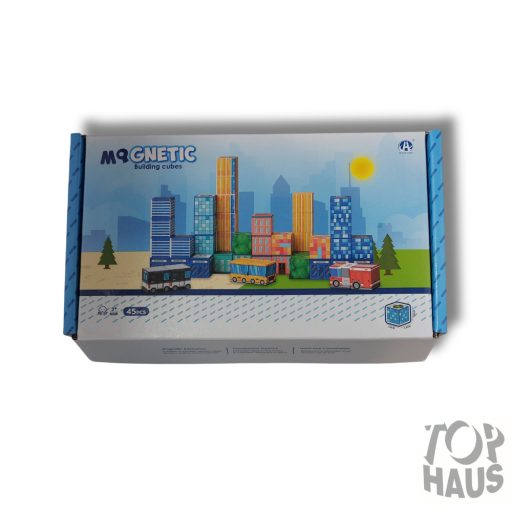 Mágneses építő kockák 2 cm