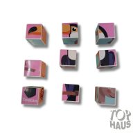 Állatos mágneses kocka 6 darabos