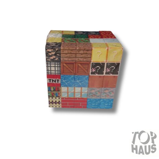 Mágneses kocka építő játék
