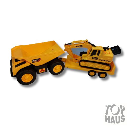 Dömper hangot ad világít + markoló