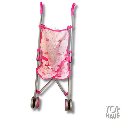 Fém babakocsi biztonsági retesszel