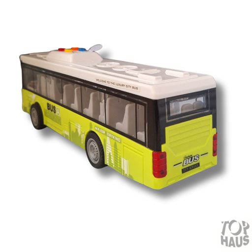  1 : 16  Busz fény és hang effektel  nyitható ajtóval