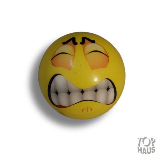 Smiley PU labda  6,3 cm