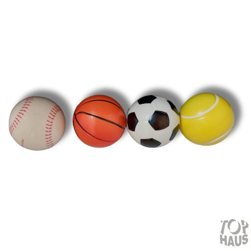 PU labda sport mintás 10 cm 