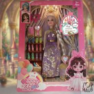 Hosszúhajú  baba  kiegészítőkkel