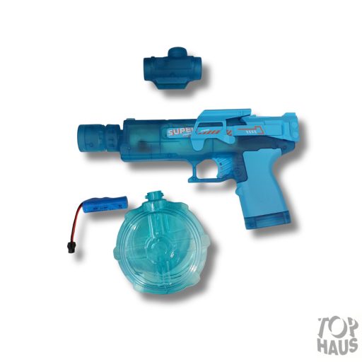 Akkumlátoros  vizipisztoly fénnyel  25 cm 