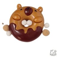 TPR  gumi nyomkodós maci figura