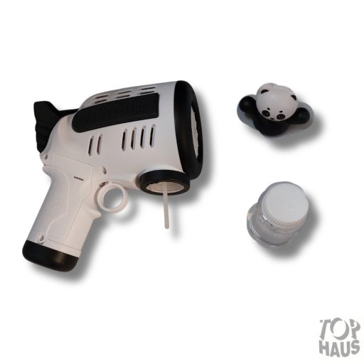 Elmes műanyag buborékfújó pisztoly motorral