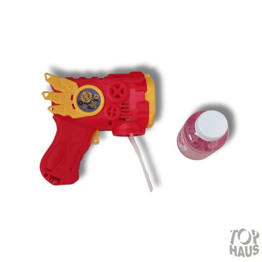 Elmes műanyag buborékfújó pisztoly motorral