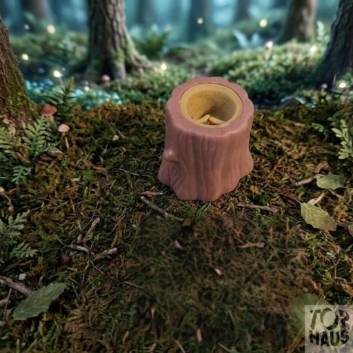 Gumi farönkből kiugró mókus