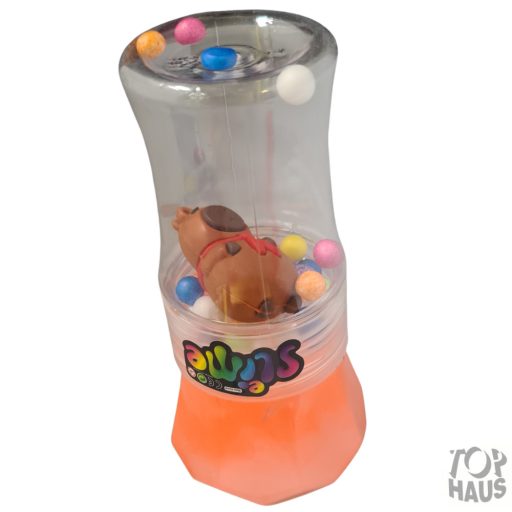 Kapybara  gyémánt formás slyme 15 cm