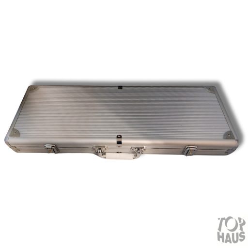 Műanyag zseton készlet alu bőröndel 500 db os