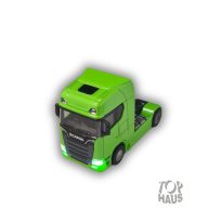 Fém kamion  fény és hang 12 cm