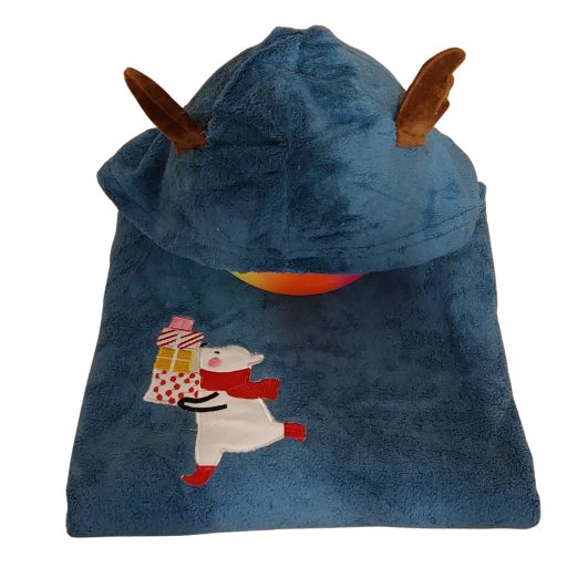 Kapucnis poncsó 70x140 cm