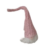 Textil manó világító 15cm rózsa-fehér