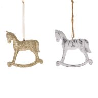 Hintaló akasztós dísz